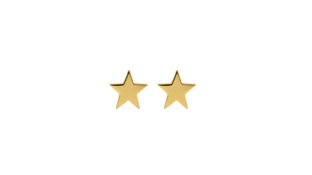 My Precious Star Studs Solid Gold
