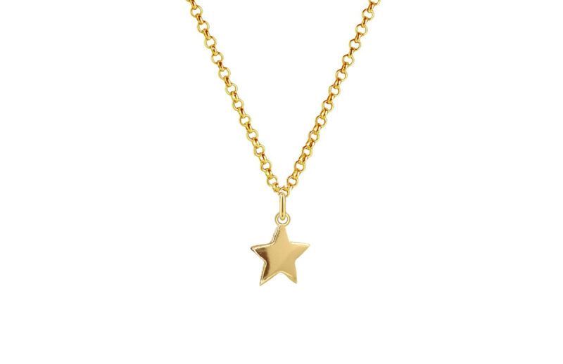 My Precious Star Pendant Solid Gold