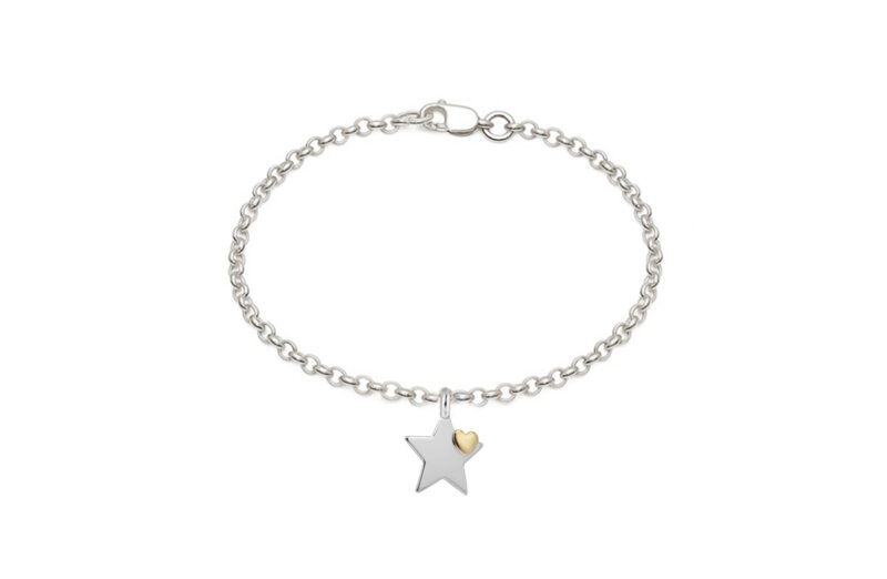 You're A Star with a Heart of Gold Bracelet