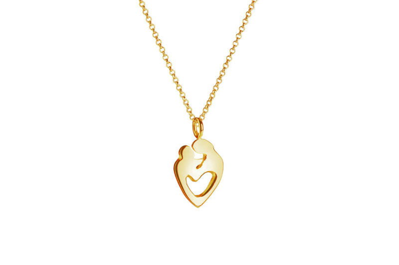 Mother and Child Pendant Solid 9carat Gold
