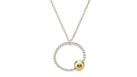 Beads of Gratitude Pendant With Gold Fill Ball