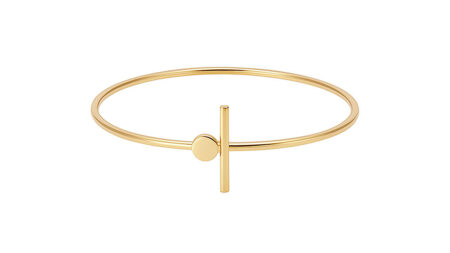 Circle of Hope Bangle Solid 9ct Gold