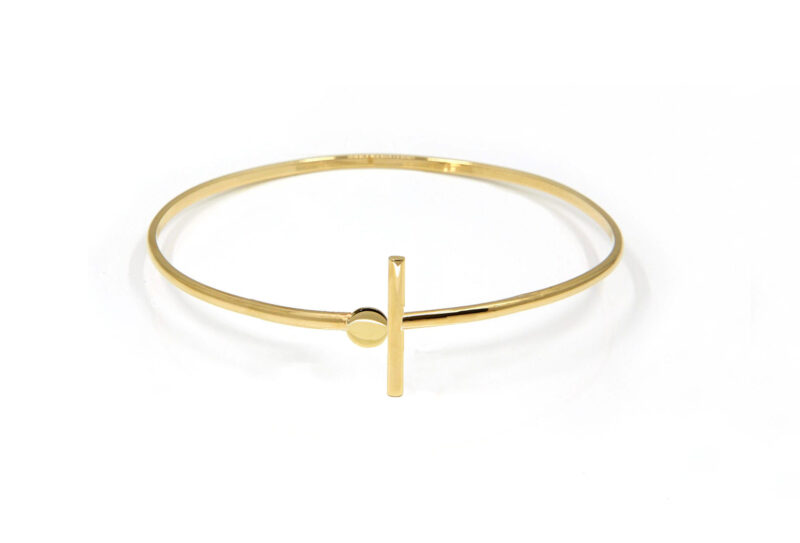 Circle of Hope Bangle Solid 9ct Gold