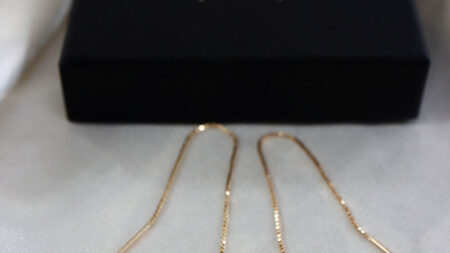 Pearls of Wisdom 9ct Gold Threader Earrings - Image 2
