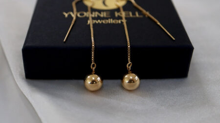 Roll With It Gold Filled Threader Earrings - Image 2