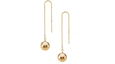 Roll With It Gold Filled Threader Earrings
